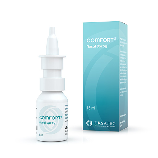 COMFORT® Nasal Spray - Dosage system for the preservative-free application of nasal pharmaceutical formulations as well as medical devices
