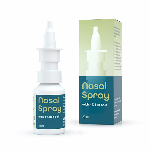 Nasal Spray with 4% Sea Salt - Natürliche Abschwellung der Nasenschleimhaut bei allergischer und nicht-allergischer Rhinitis und Rhinosinusitis