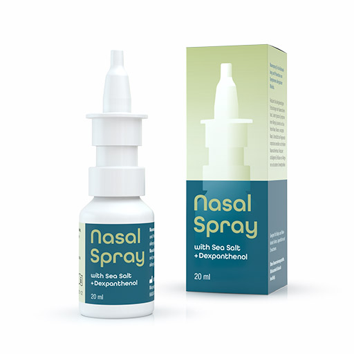 Nasal Spray with Sea Salt & Dexpanthenol - Natural cleansing & mild relief in case of allergic and non-allergic rhinitis and rhinosinusitis